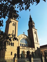 Low angle view of cathedral against sky