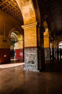 Interior of temple