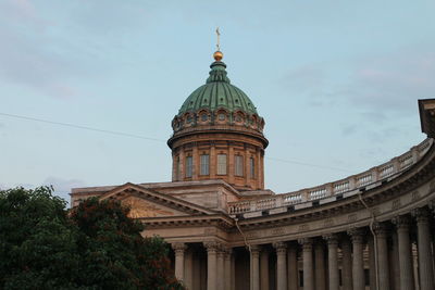 Low angle view of building against sky