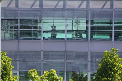 Low angle view of modern building