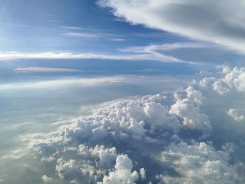 Low angle view of clouds in sky