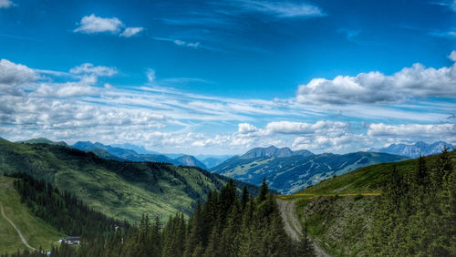 Scenic view of landscape against sky