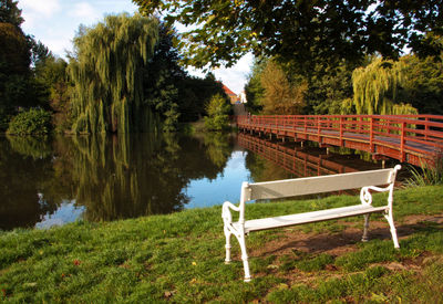 Scenic view of lake