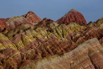 Rock formations in a desert