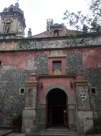 Low angle view of old building