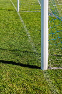 View of soccer field