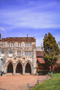 View of historic building against sky