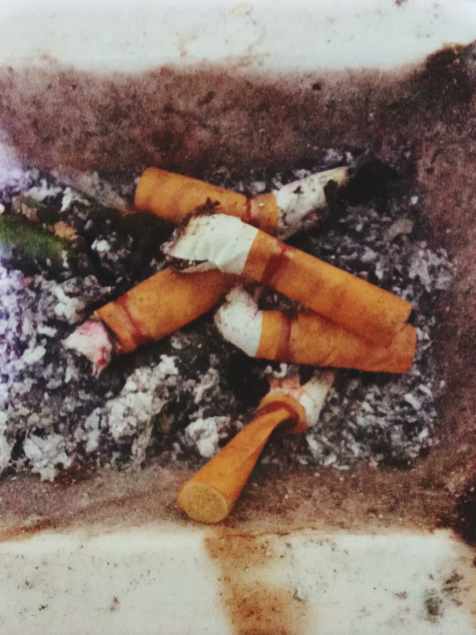 cigarette, cigarette butt, bad habit, smoking issues, tobacco products, warning sign, sign, ash, social issues, burnt, ashtray, risk, communication, smoking, no people, dessert, food, smoke, close-up, careless, high angle view