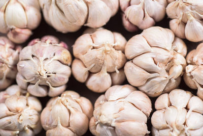 Full frame shot of garlics