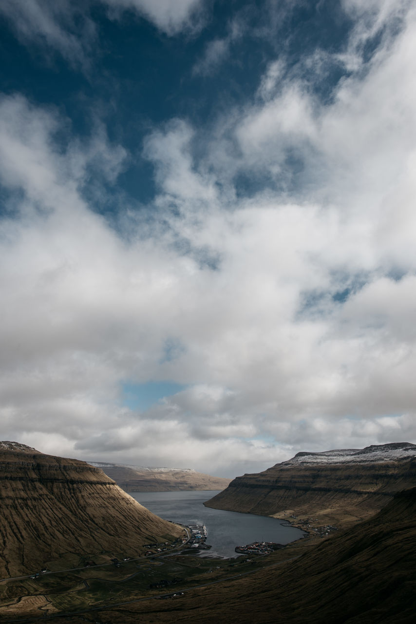 nature, beauty in nature, sky, cloud - sky, tranquility, scenics, tranquil scene, mountain, no people, landscape, day, outdoors, water