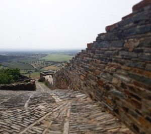Scenic view of castle against clear sky