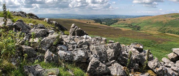 Panoramic view of landscape against sky