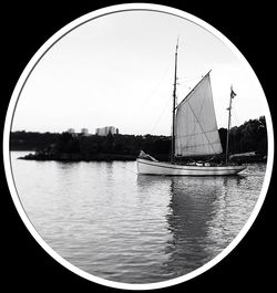 Boats in calm sea