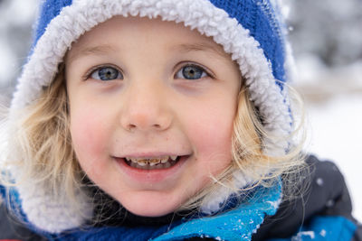 Close-up of cute girl
