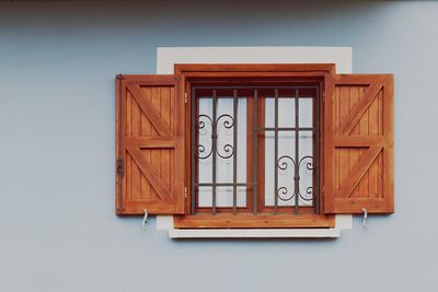 Close-up of wooden door