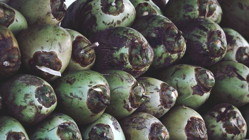 Full frame shot of fruits for sale in market