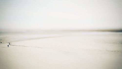 Scenic view of snow against sky