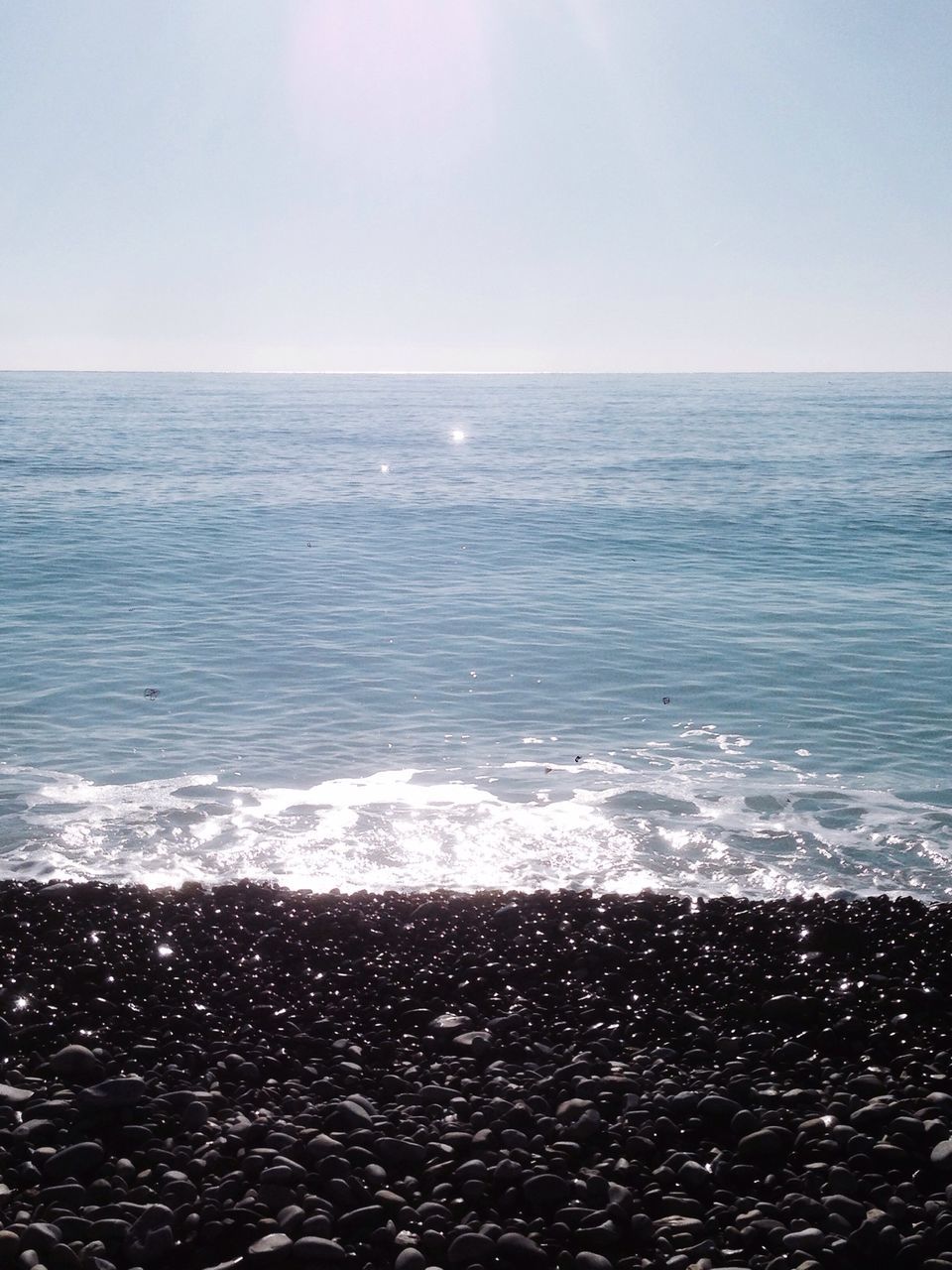 water, sea, horizon over water, clear sky, scenics, beauty in nature, wave, tranquil scene, rippled, tranquility, waterfront, nature, beach, seascape, idyllic, blue, copy space, sky, splashing, surf