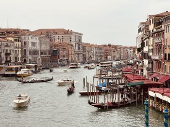 Boats in canal