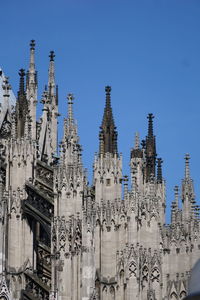 Low angle view of buildings against sky