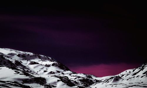 Snow covered landscape