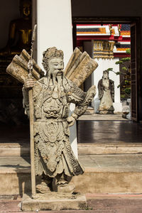 Close-up of statue