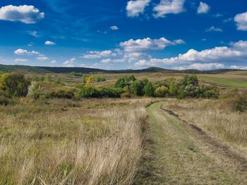 Scenic view of landscape against sky