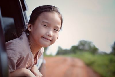 Portrait of a smiling girl