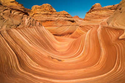 Rock formations in a desert