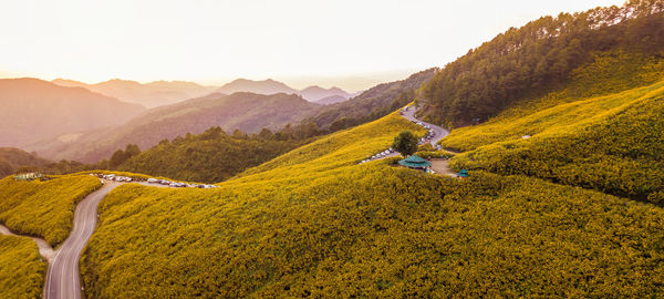 Scenic view of landscape against sky