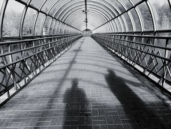 View of footbridge