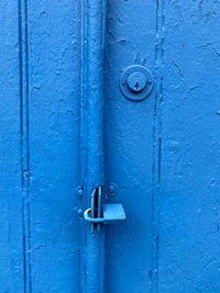 Close-up of closed door