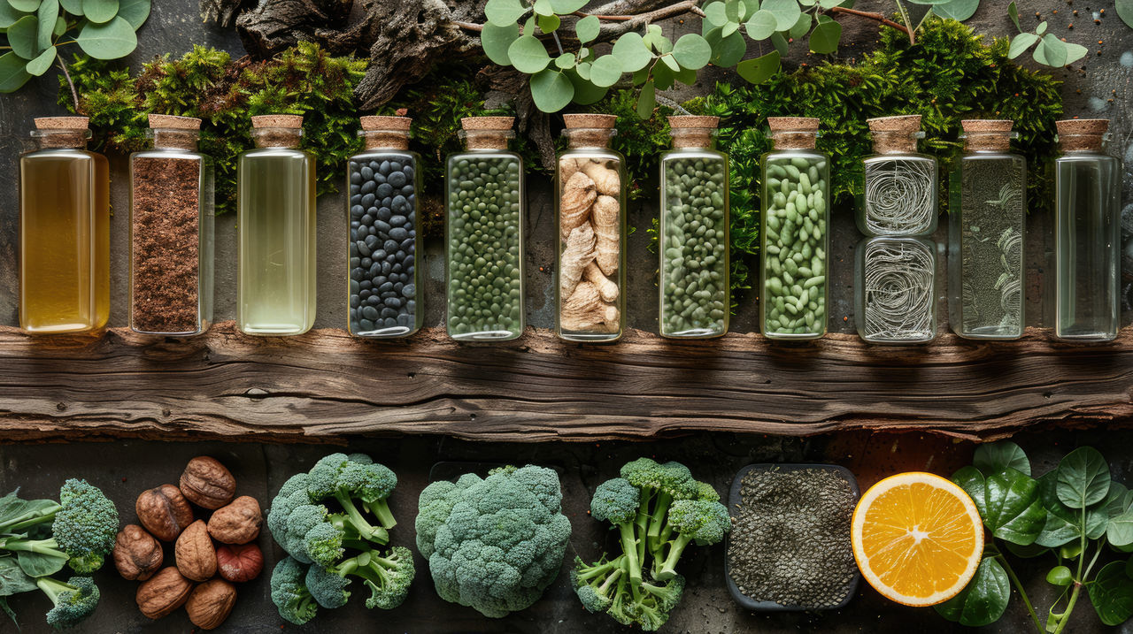 food and drink, food, vegetable, healthy eating, freshness, herb, wellbeing, green, floristry, produce, plant, ingredient, no people, spice, variation, container, flower, leaf, fruit, organic, plant part, nature, lime, indoors, citrus fruit, large group of objects, abundance, still life, lemon, arrangement, wood
