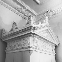 Low angle view of ornate building