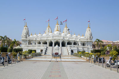 View of historical building against clear sky