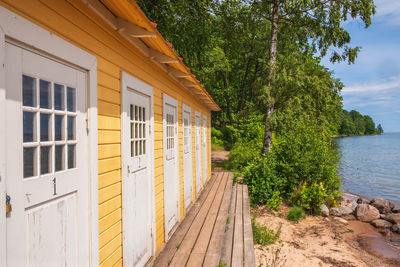 Idyllic old house by a beach