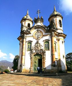 Low angle view of cathedral against sky