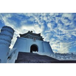 Low angle view of church against sky