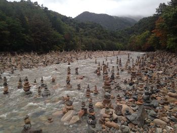 Scenic view of mountains