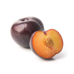 Close-up of apple against white background