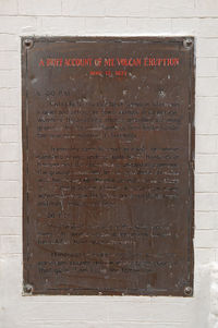 Close-up of text on wall