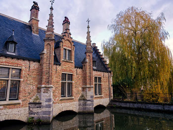 Low angle view of old building