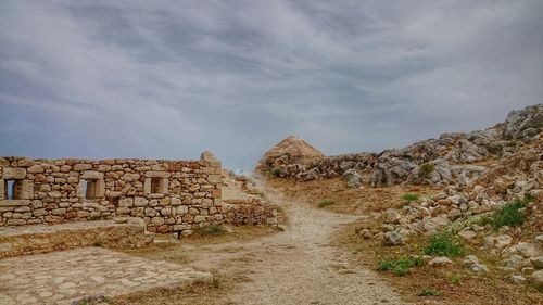 Panoramic view of castle against sky