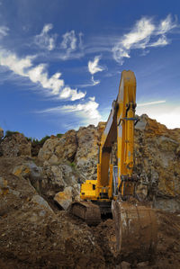 View of construction site against sky