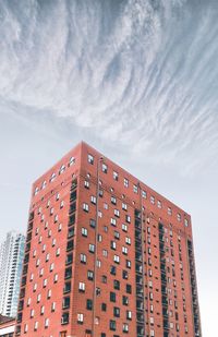 Low angle view of building against sky