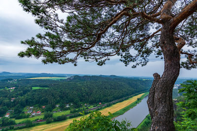 Scenic view of landscape against sky