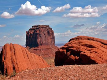 View of rock formations