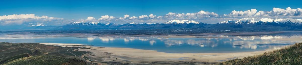 Panoramic view of landscape against sky