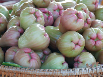 Close-up of fruits for sale in market