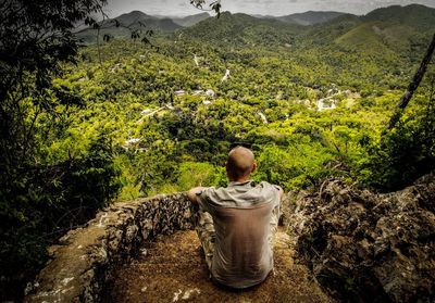 Scenic view of mountains